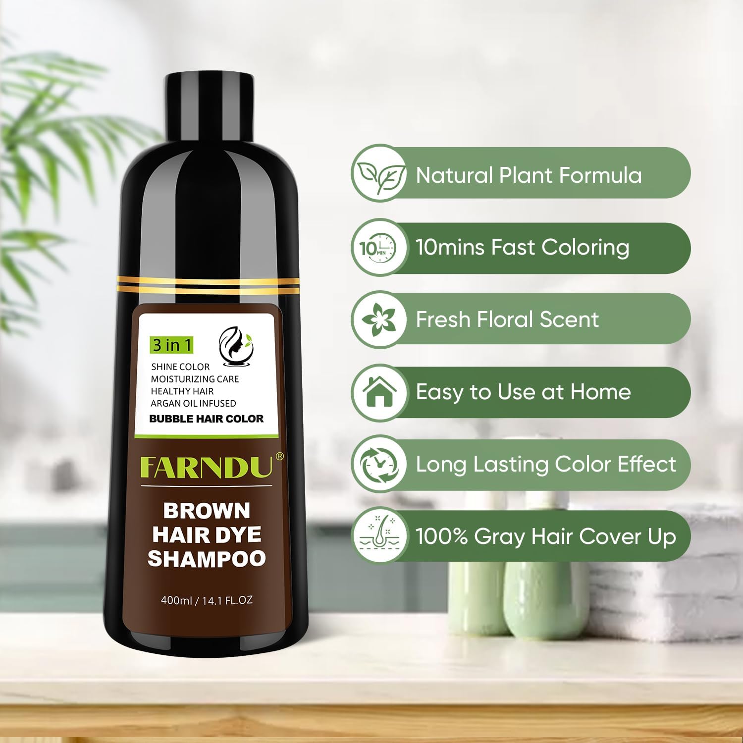 DYEING 221 BC FarnDu suits all hair types with glossy finish.