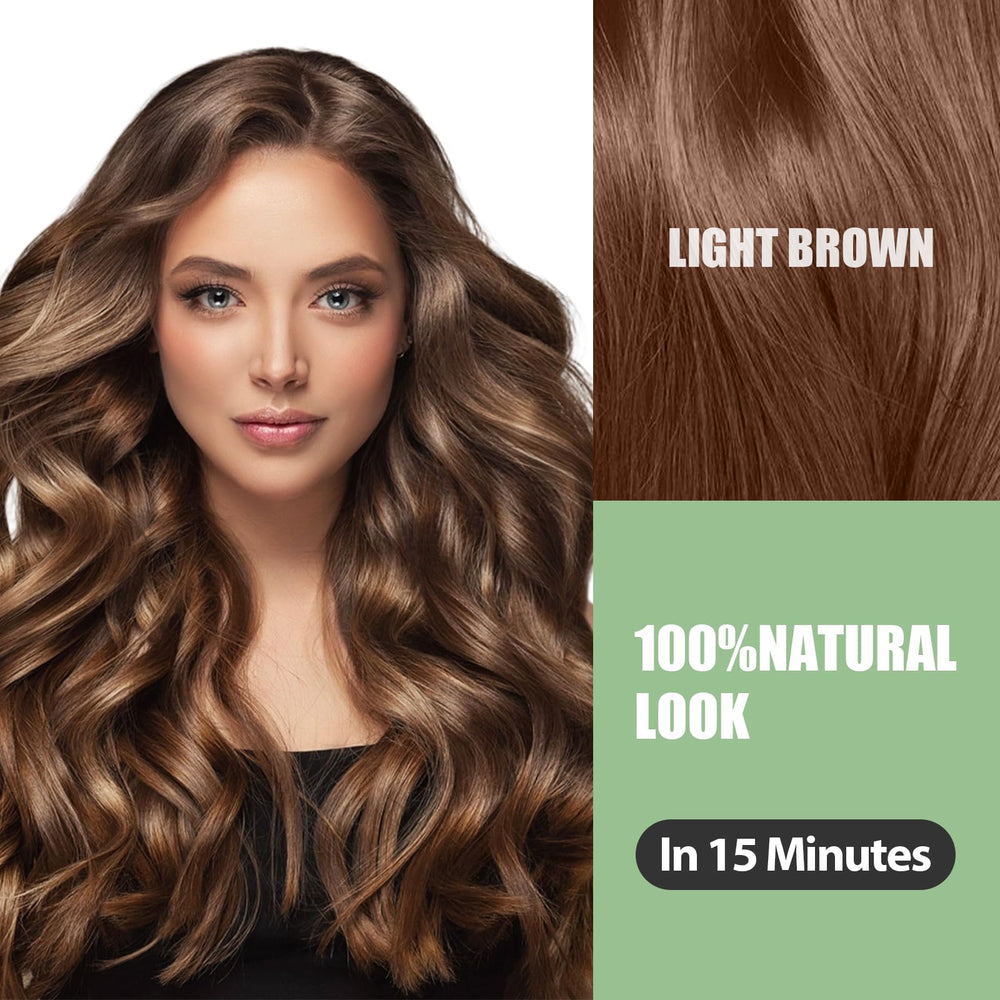 DYEING 221 BC Farndu light brown hair dye application massage