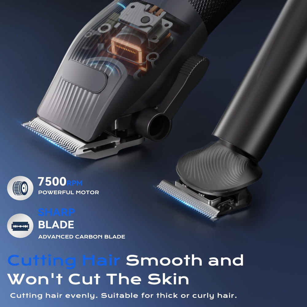 Dyflexifurn blade head assembly with replaceable blades enables quick style changes