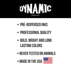 Dynamic Color Co close-up reveals rich pigment suspension