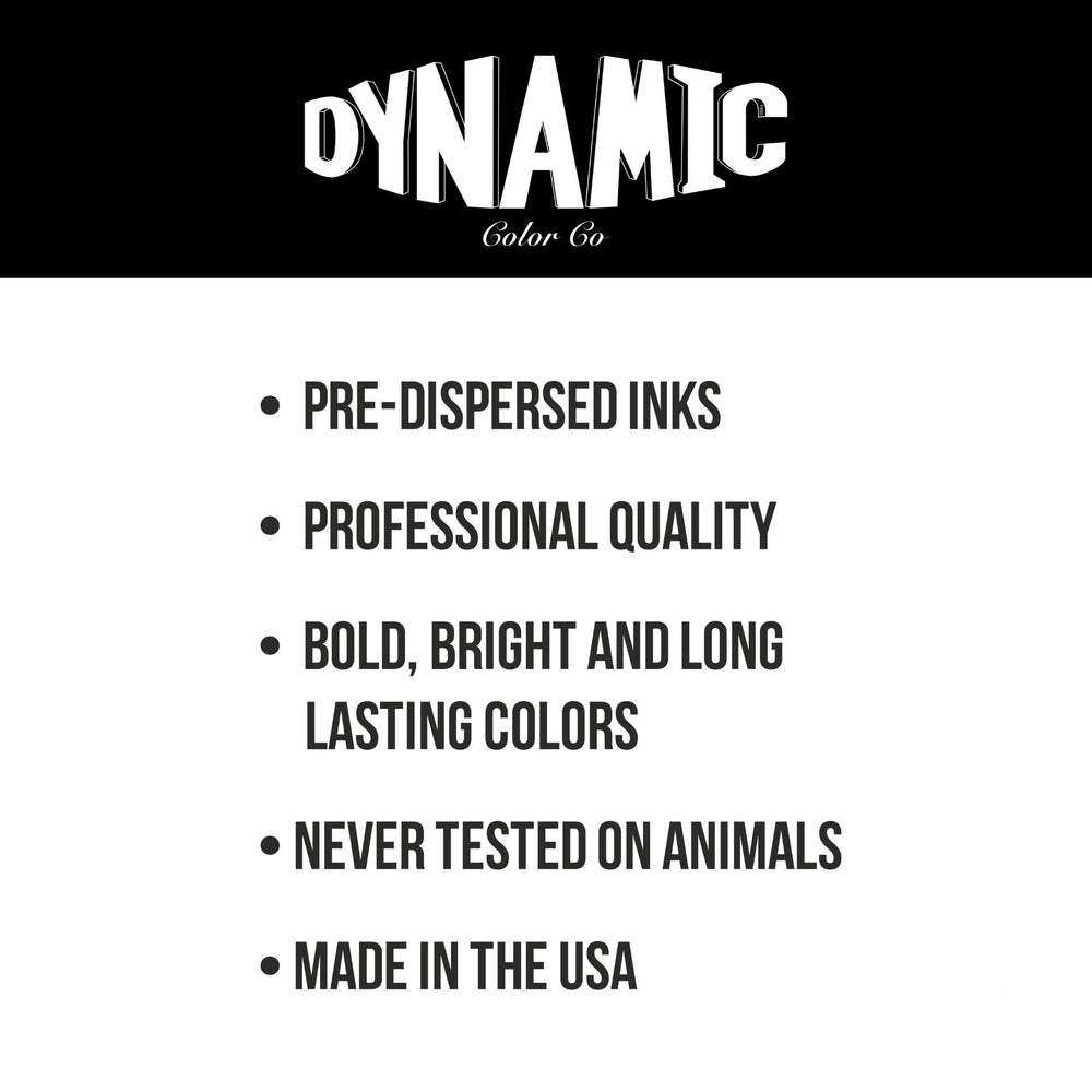 Dynamic Color Co Circa Color Set Turquoise ink for bright color blending and fills.