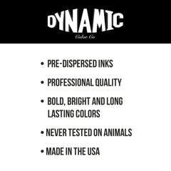 Dynamic Color Co Circa Color Set Turquoise ink for bright color blending and fills.