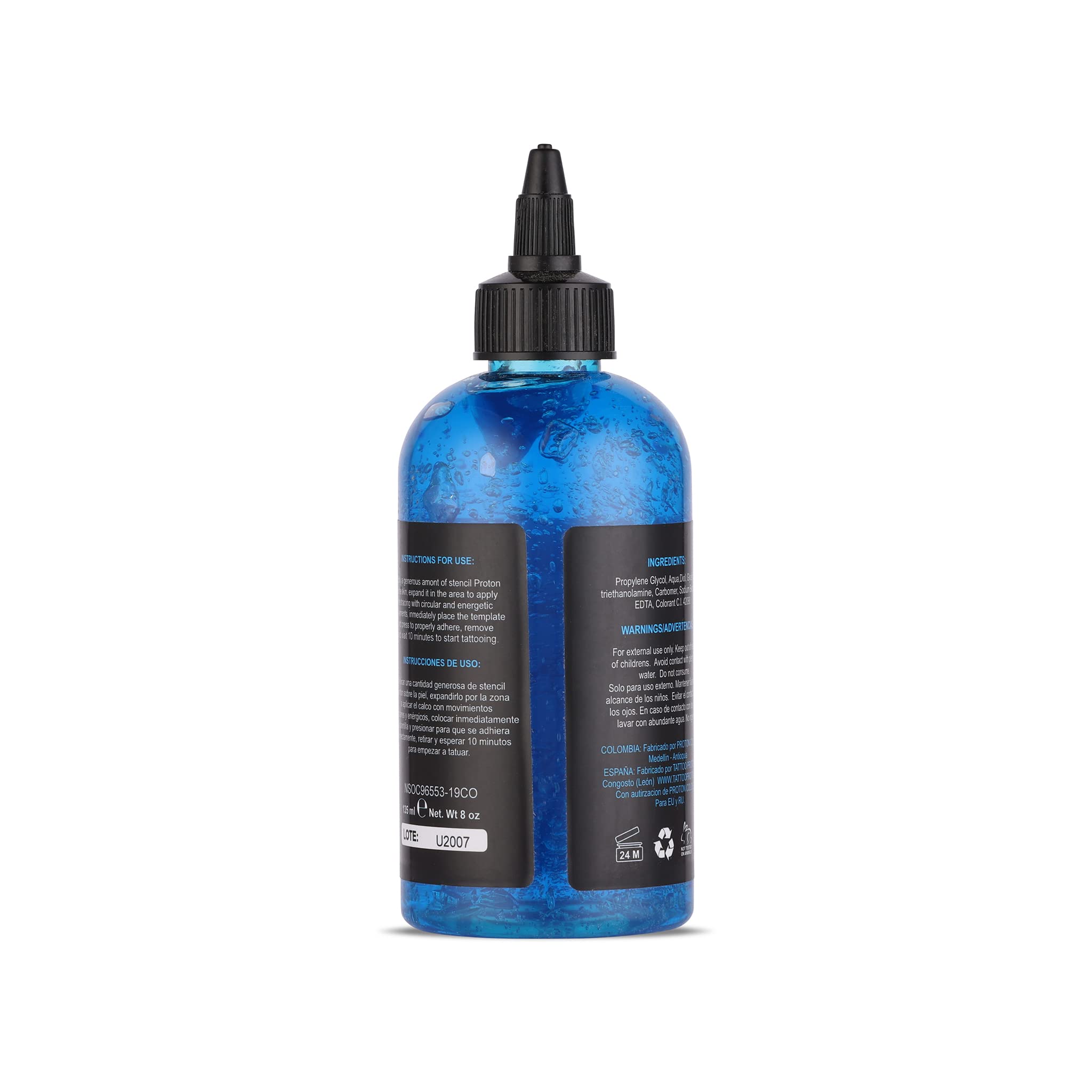 Dynamic Color Co Proton Stencil Primer on-skin enables clean transfers with minimal smudging.