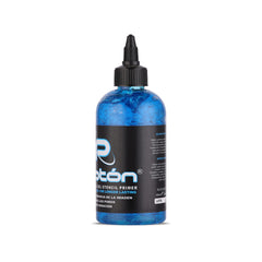 Dynamic Color Co Proton Stencil Primer texture closeup shows wax-like consistency for smooth application.