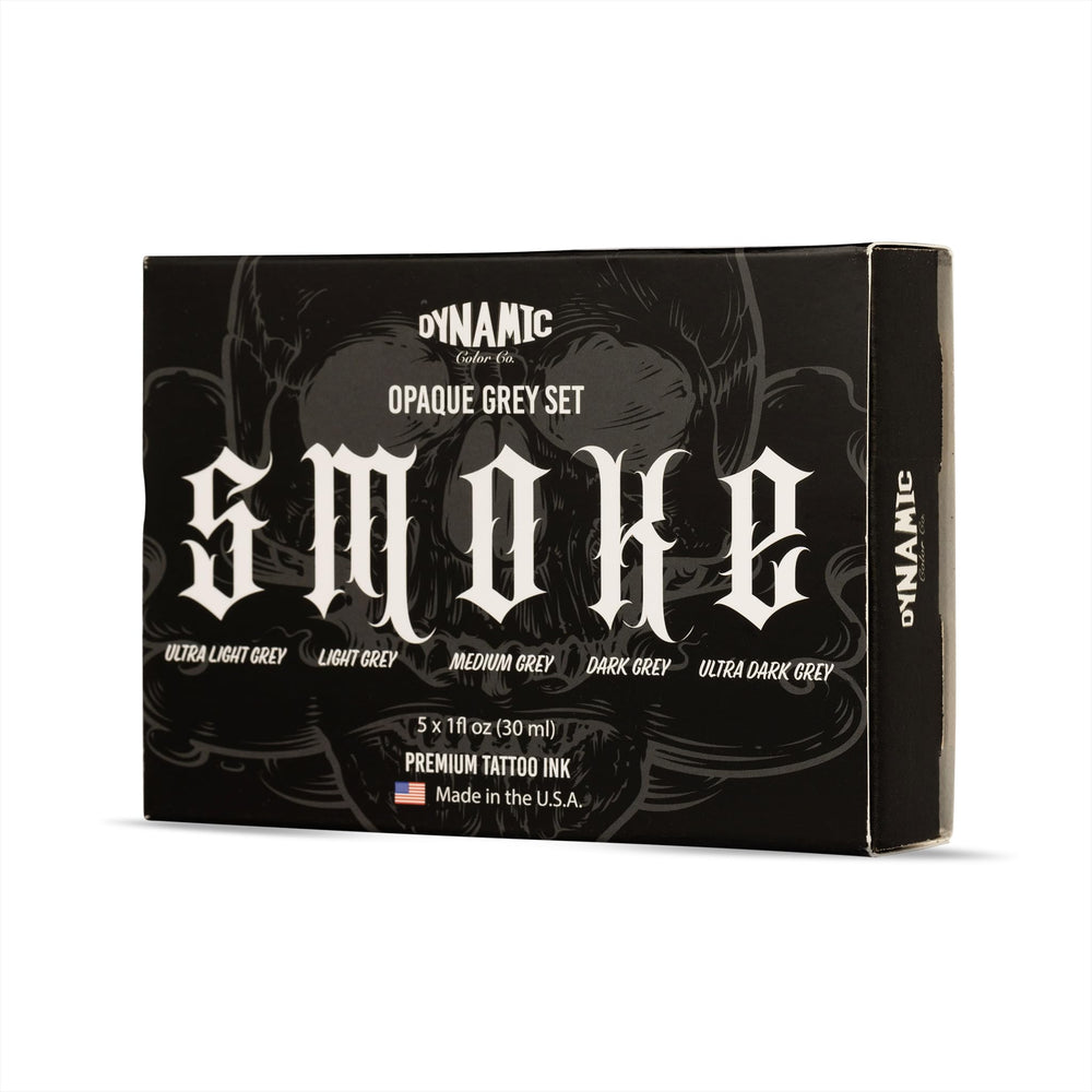 Dynamic Color Co Smoke Set medium grey ink for balanced shading and depth.