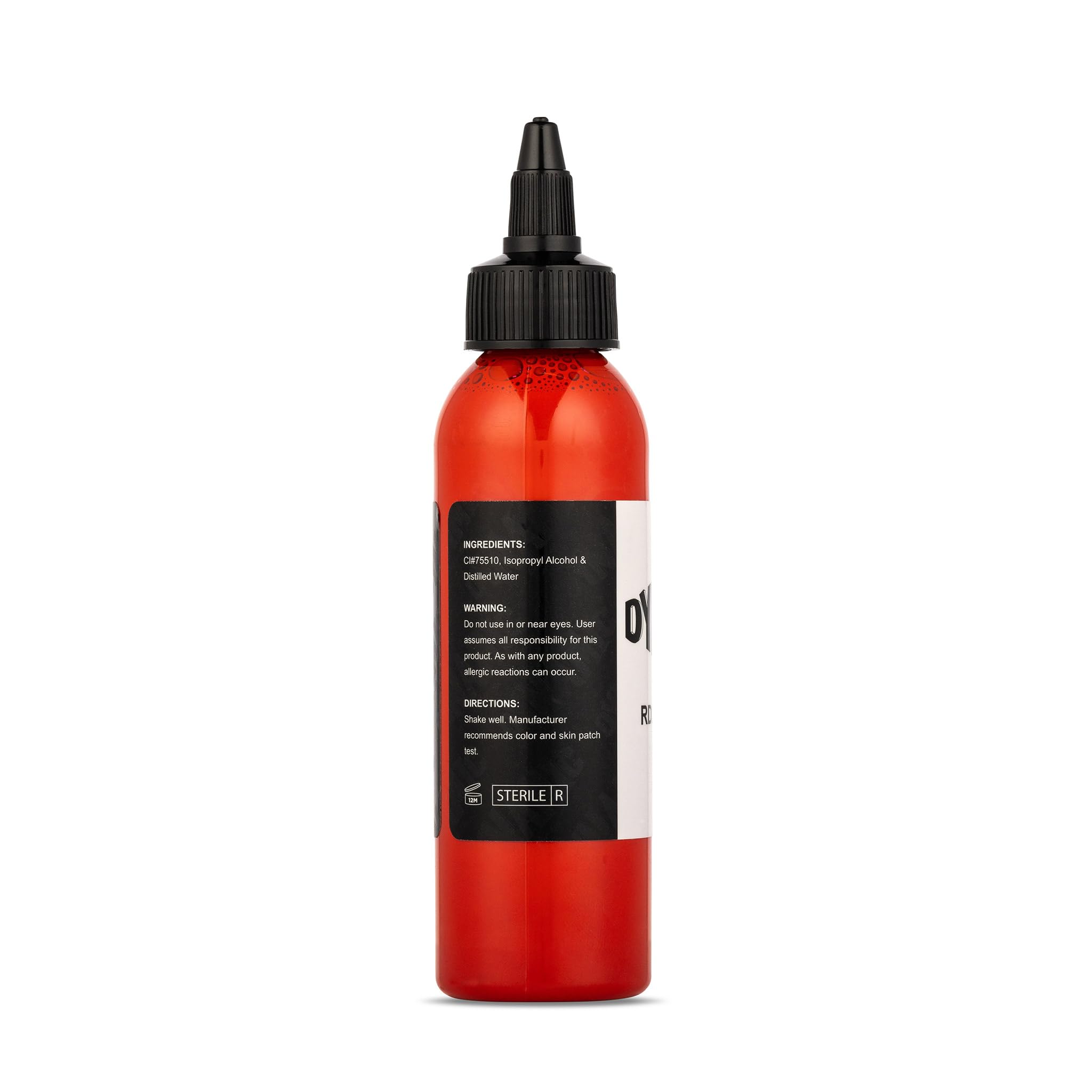 Dynamic Color Co sterilized bottle with heat seal illustrating premium USA-made ink