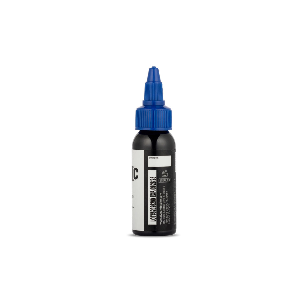 Dynamic Color Co Triple Black Ink Bottle 1oz dispensed demonstrates smooth application