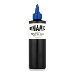 Dynamic Color Co Triple Black ink bottle front view shows bold pigment for precise outlining.