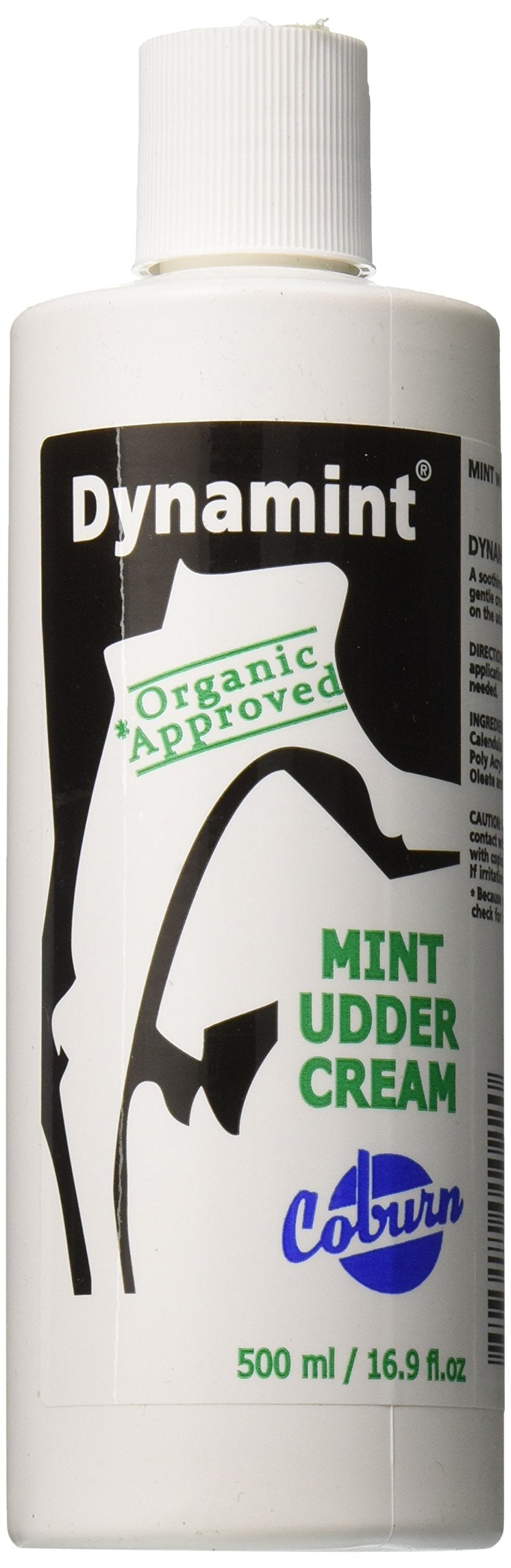 Dynamint Udder Cream bottle front view for quick skin comfort and ease