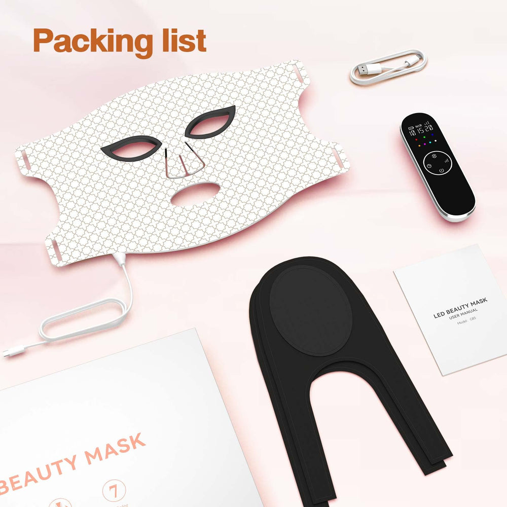 DZAVOK spa-like at-home use setup with mask and remote