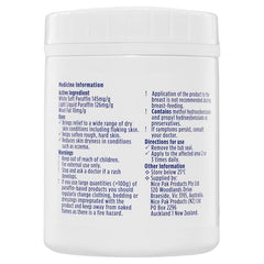 E45 Moisturiser hand application shows soothing moisture on dry hands.
