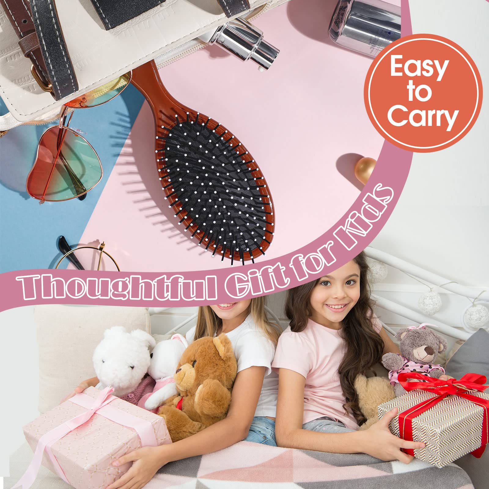 Eaasty brush adapts to wet or dry hair for versatile styling.