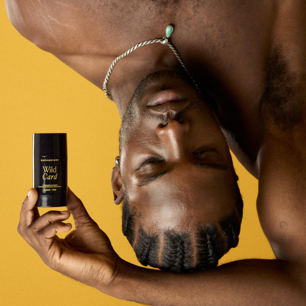 Each & Every all-natural deodorant ingredients with coconut oil and tapioca