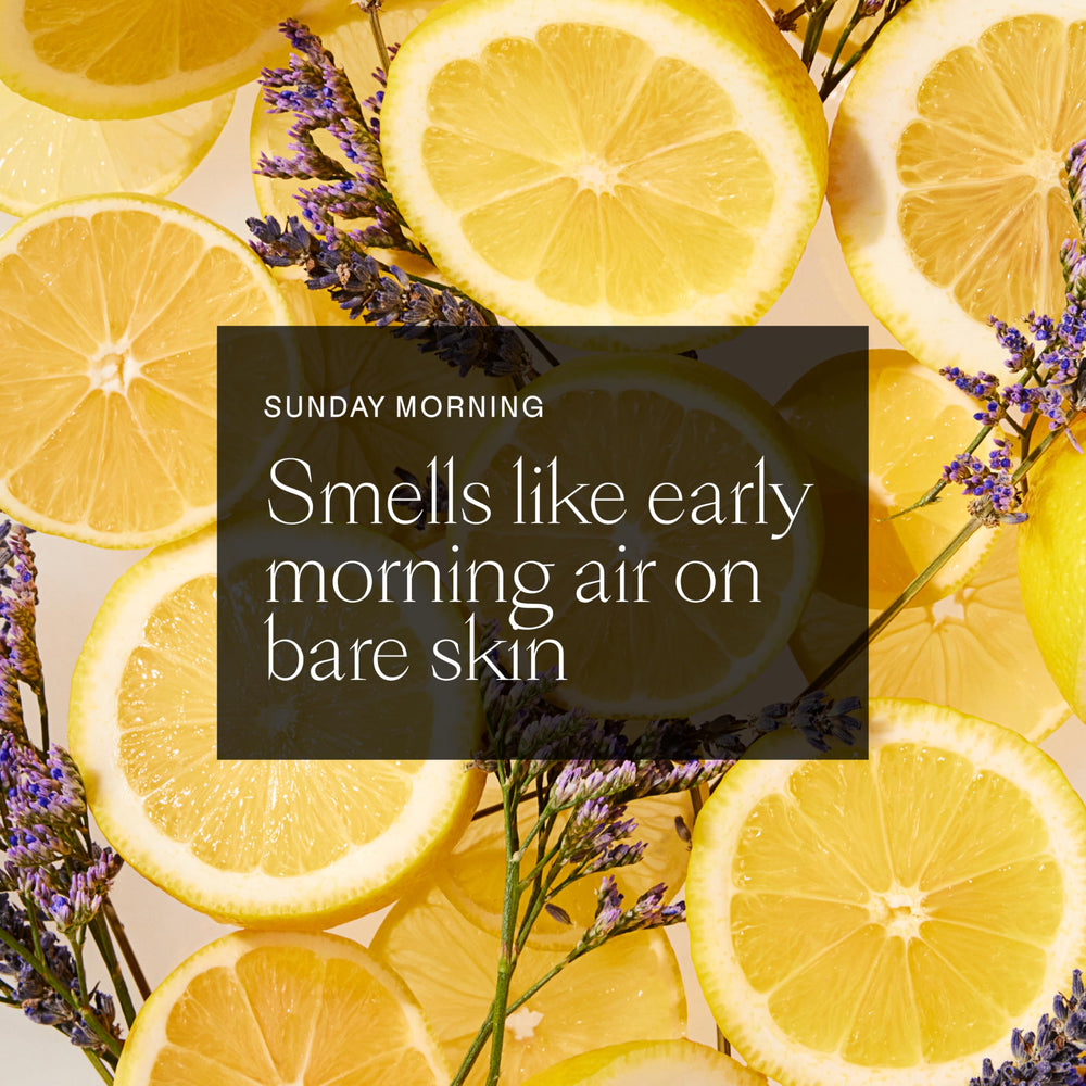 Each & Every Lavender Lemon application on arm shows gentle protection.