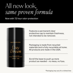 Each & Every aluminum-free deodorant showing smooth glide texture for active days.