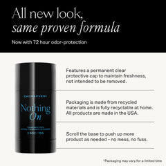 Each & Every aluminum-free deodorant stick closed for travel