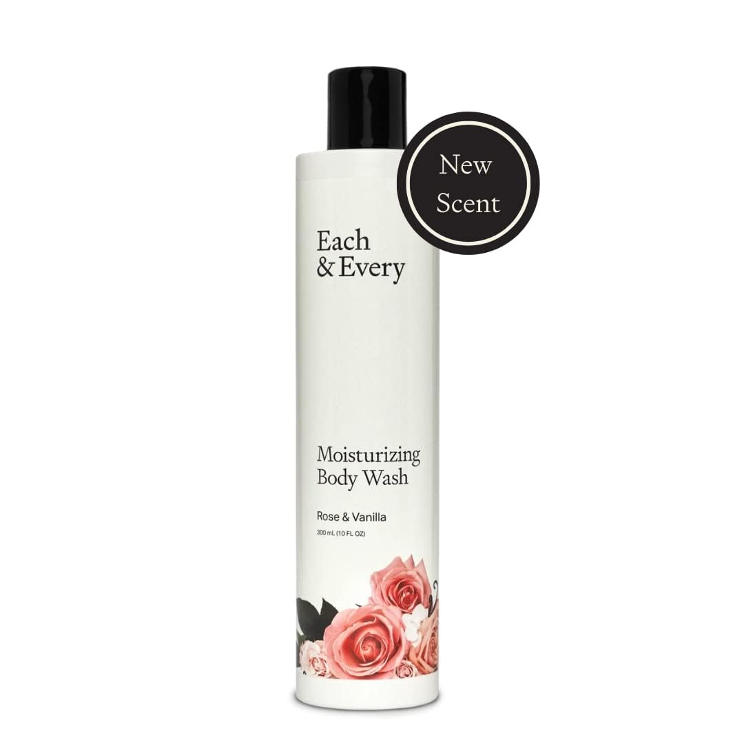 Each & Every bathing routine setup illustrating a simple, gentle skincare ritual