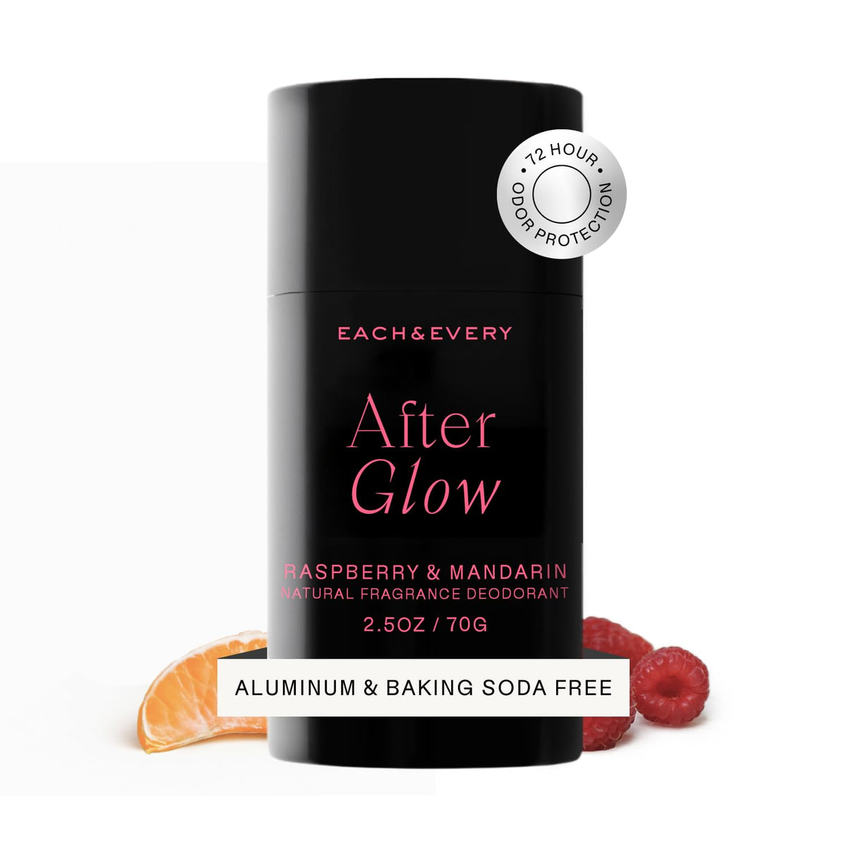 Each & Every Raspberry Mandarin deodorant stick for all-day freshness