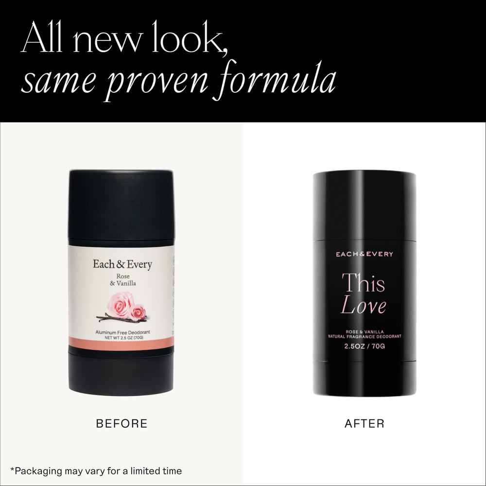 Each & Every baking soda-free icon highlighting gentle formula