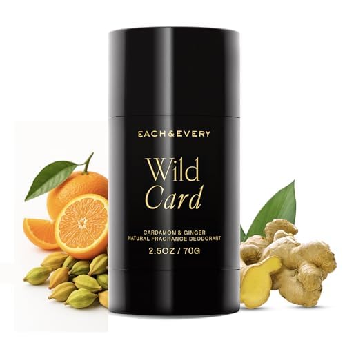 Each & Every deodorant-cardamom-ginger-stick offers long-lasting freshness for all-day confidence.