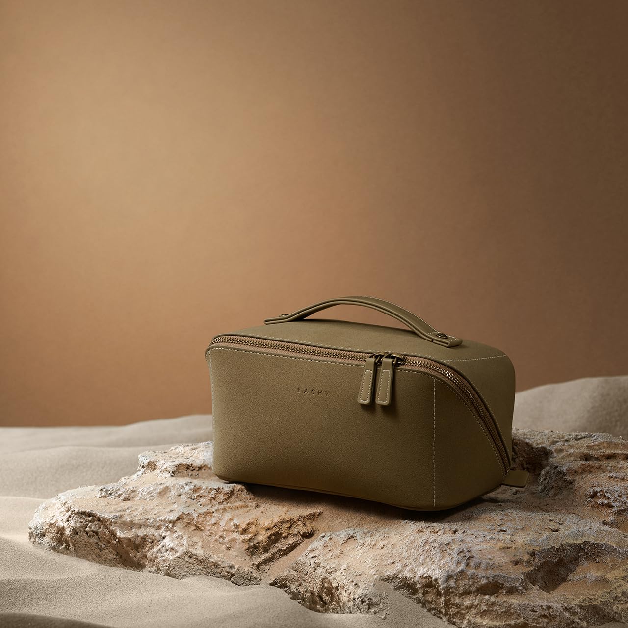 Eachy faux suede texture closeup highlighting premium feel