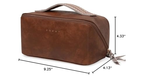 EACHY makeup bag bathroom organizer demonstrates versatile storage.