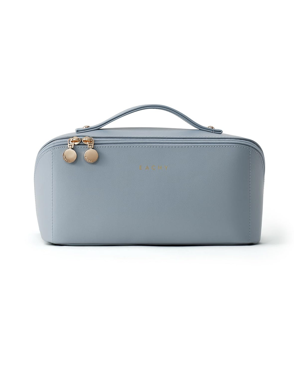 EACHY makeup bag with handle allows easy transport during trips and workouts