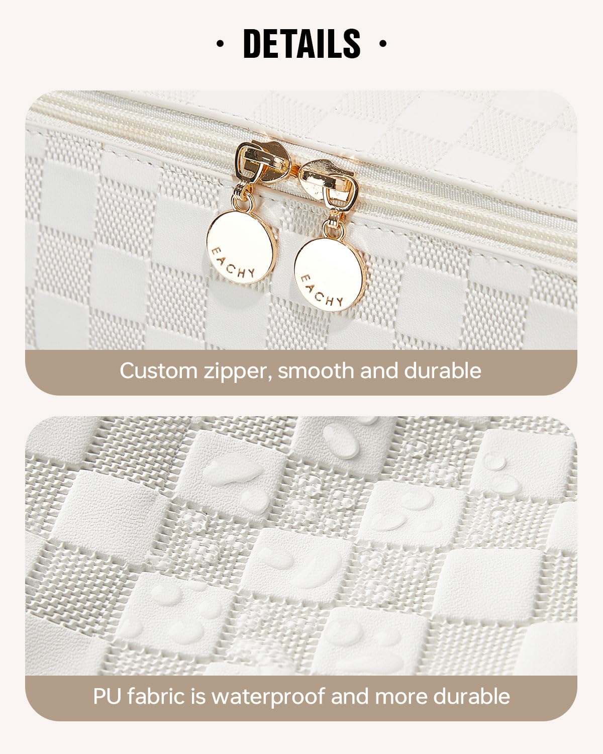 Eachy LD White bag with sturdy handle for easy carrying