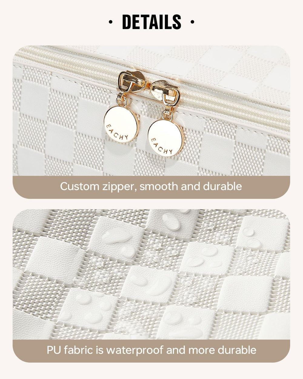 Eachy LD White bag with sturdy handle for easy carrying