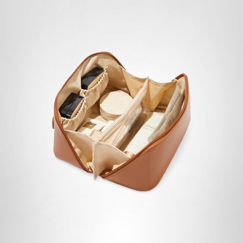 EACHY Travel Makeup Bag in travel scenario for business trips and weekends