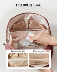 EACHY travel bag waterproof PU material image shows durable exterior and easy-to-clean surface