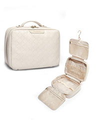EACHY Travel Toiletry Bag with Hanging Hook enables effortless on-hook access during travel.