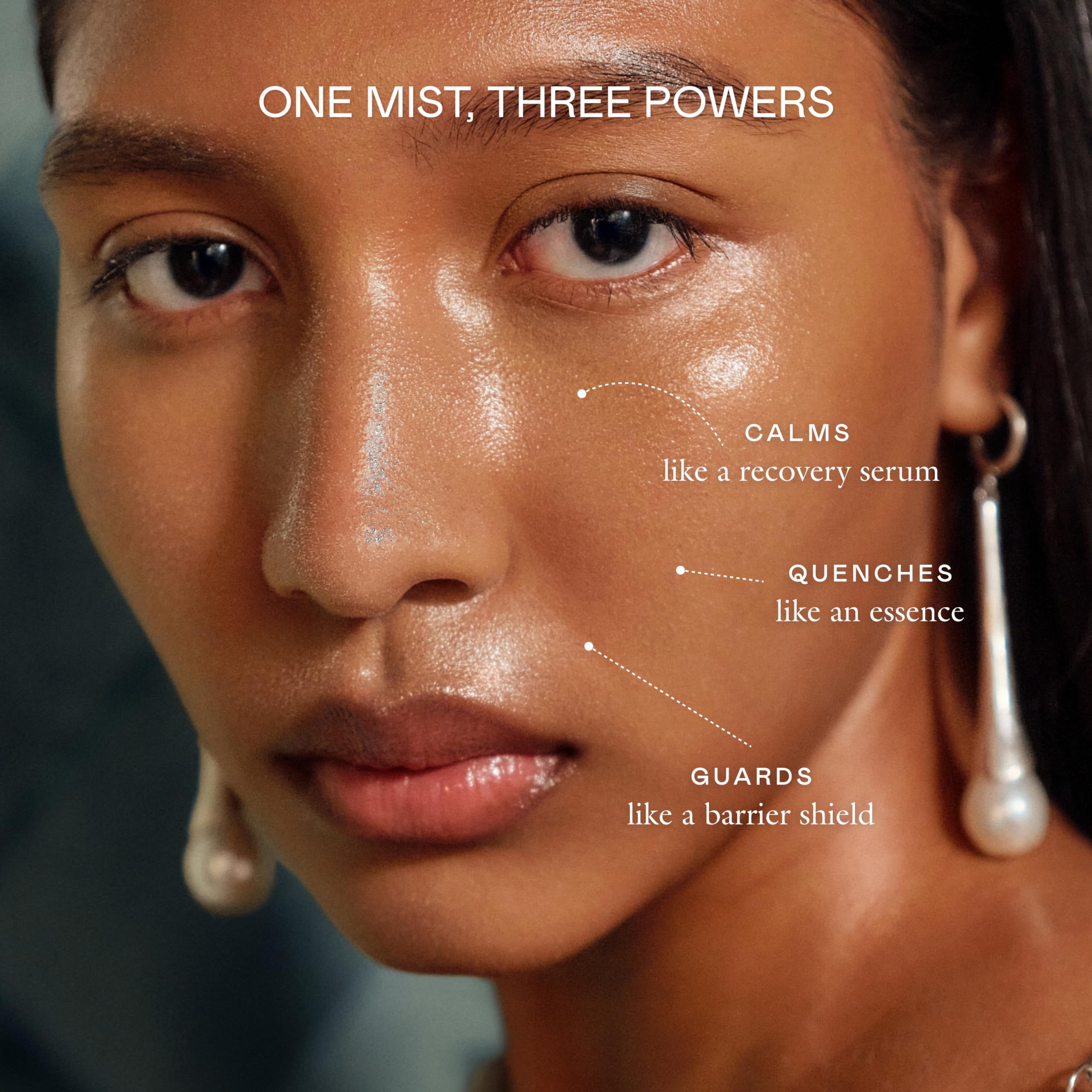 EADEM Mami-Wata barrier-support closeup emphasizes resilience during travel and retinol routines.