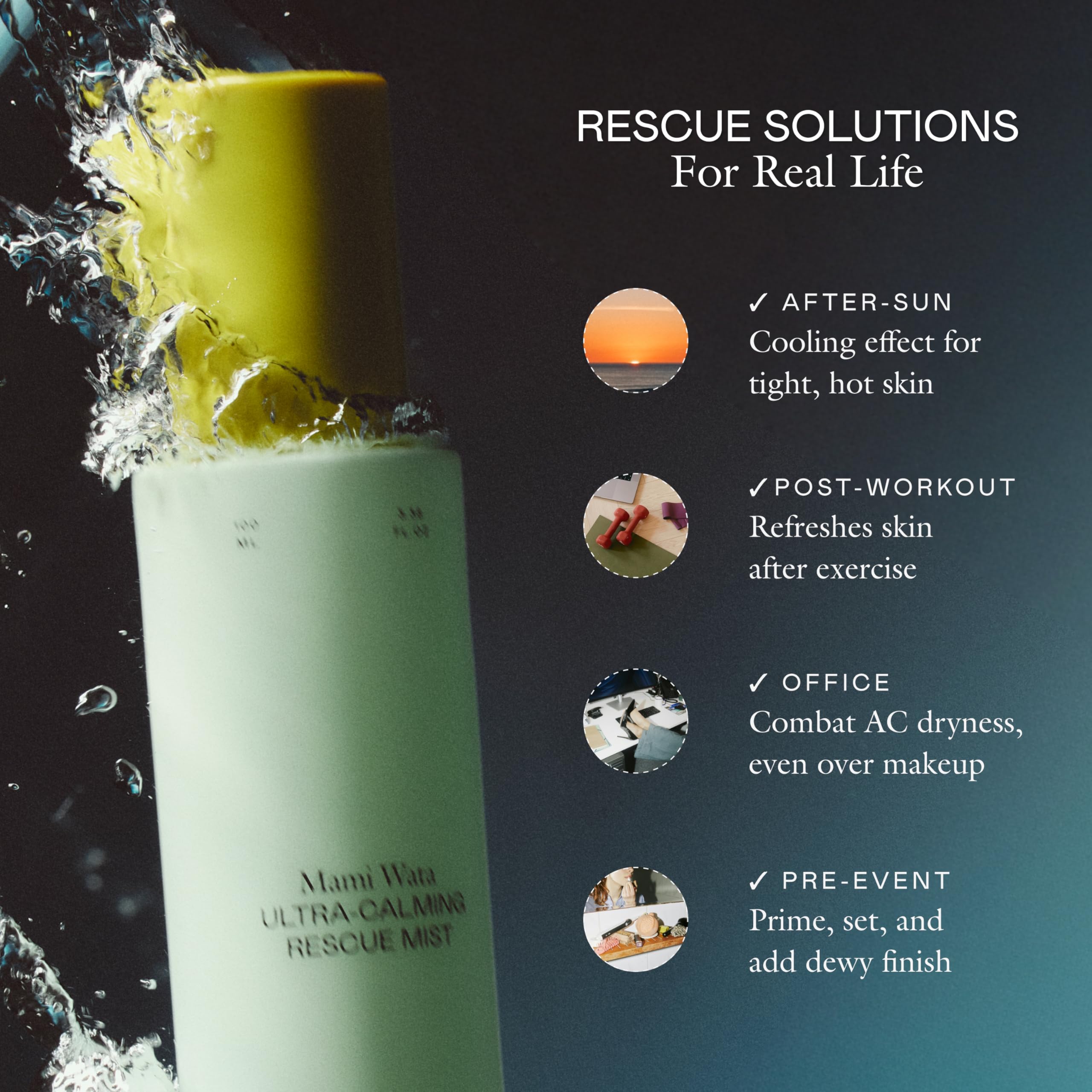 EADEM Mami-Wata travel-pack image highlights a compact bottle for on-the-go hydration.