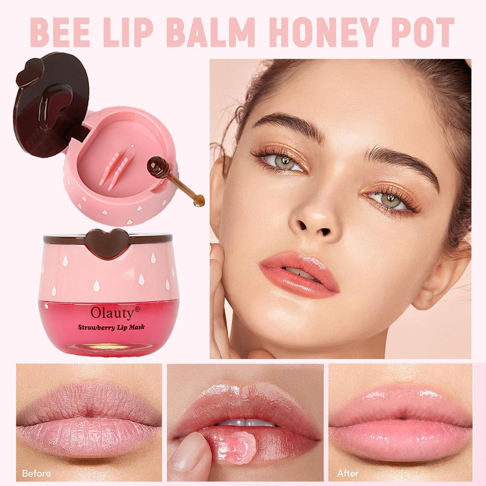 Eakroo Bee Lip Balm watermelon flavor, refreshing shine and hydration.