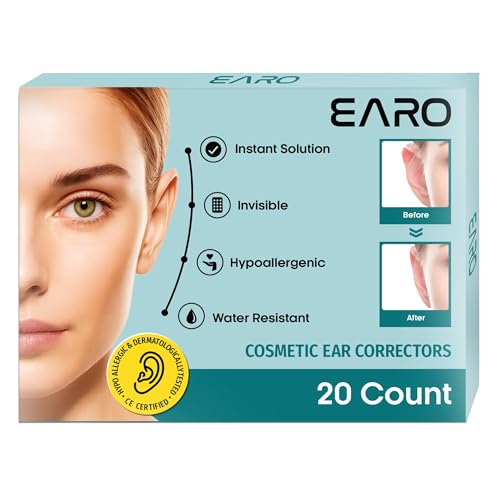 Earo cosmetic ear corrector patch pack for discreet non-surgical ear shaping.