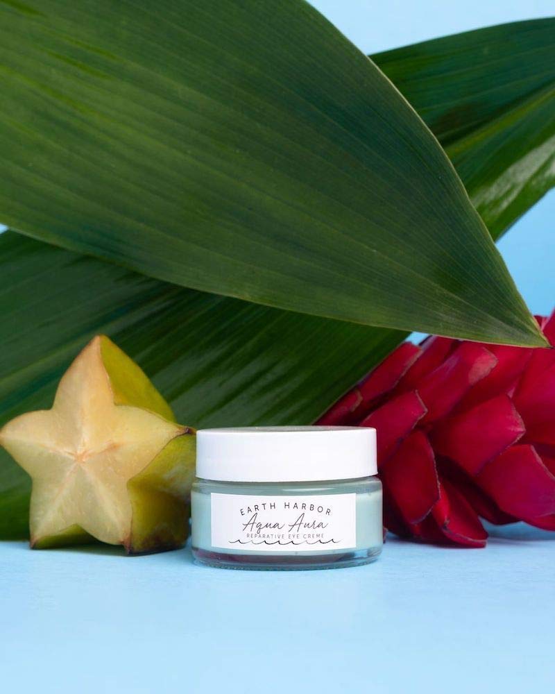 Earth Harbor AQUA AURA eye cream seaweed collagen emphasizes hydrating, firming support