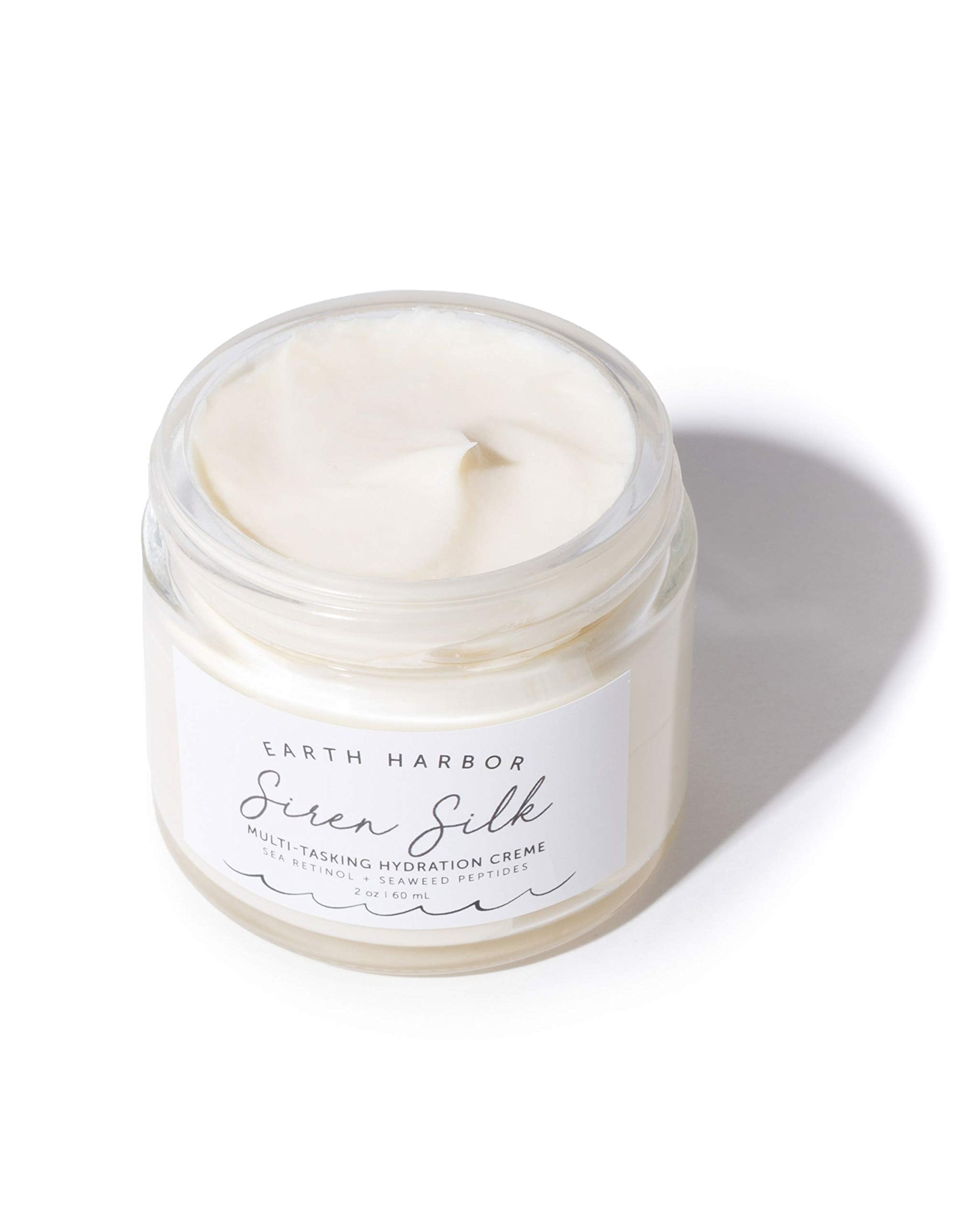 Earth Harbor SIREN SILK key ingredients—aloe and blueberry—nourish skin