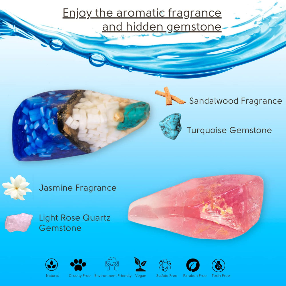 Earth & Home rock soap gift box creates thoughtful, dramatic gifting.