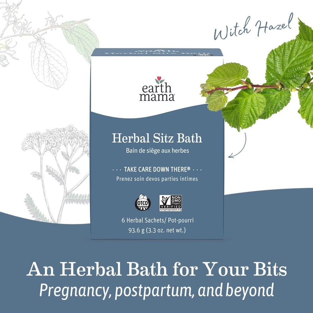 Earth Mama herbal sitz bath padsicles-compresses cooling storage option