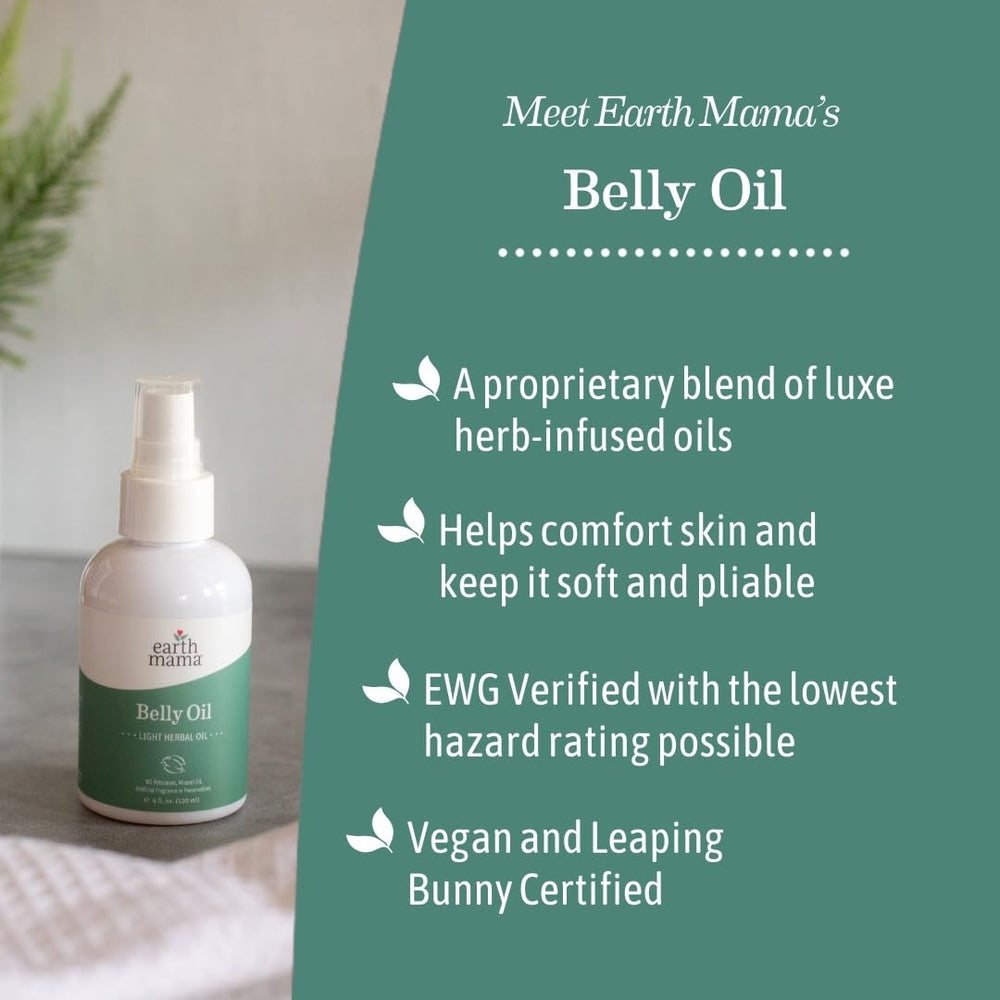 Earth Mama vegan cruelty-free icon with oil bottle, ethical skincare.