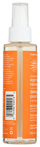 Earth Science Eye Makeup Remover on bathroom shelf ready for nightly skincare routine