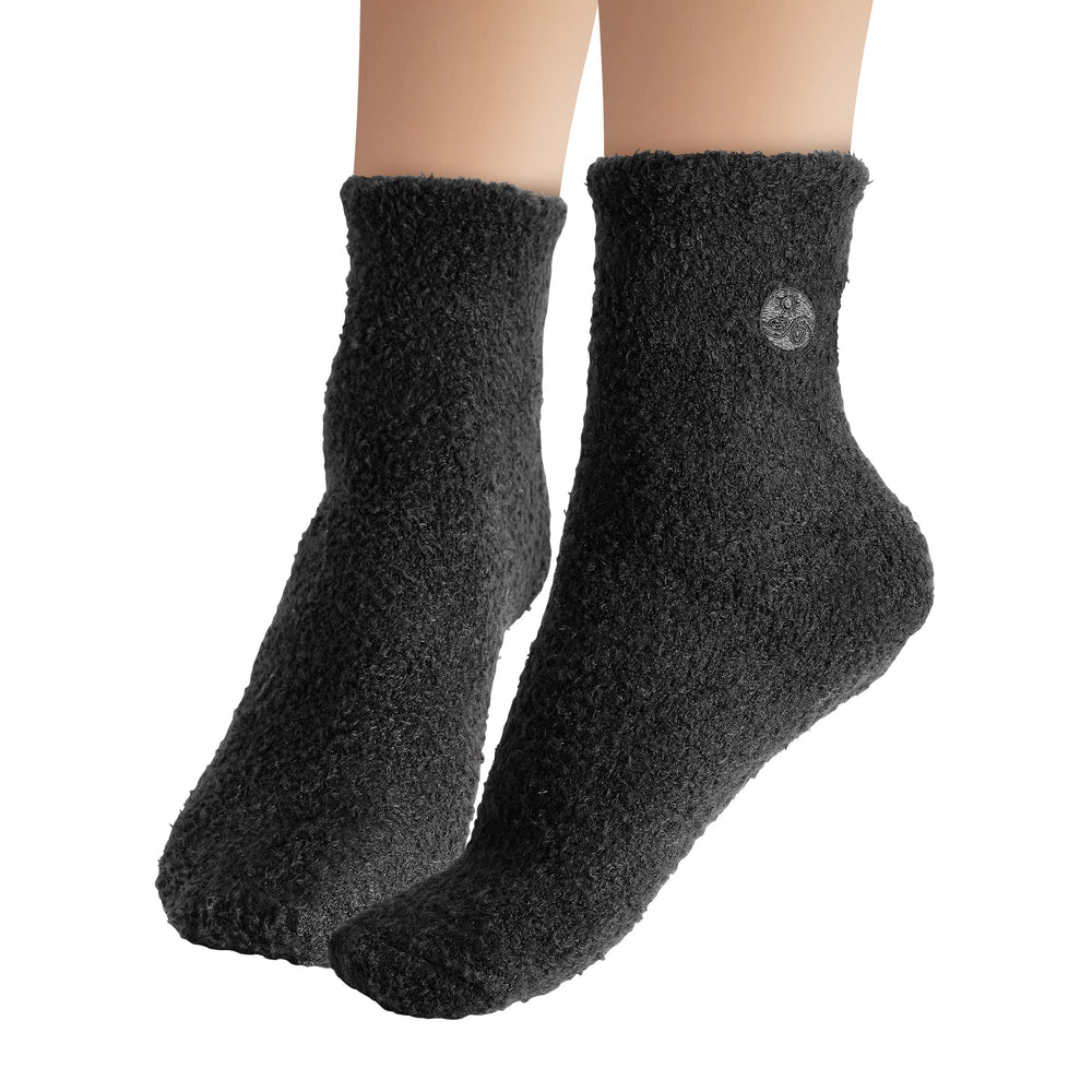 Earth Therapeutics Aloe Socks neatly stacked display ready for gifting