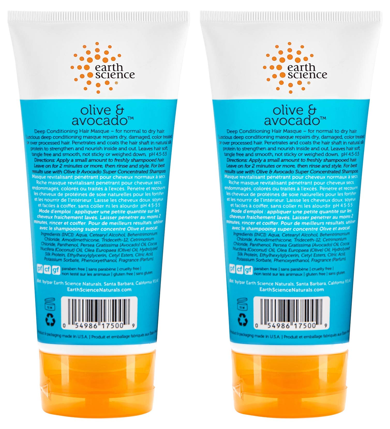 Applying Earth Science masque to damp hair for conditioning