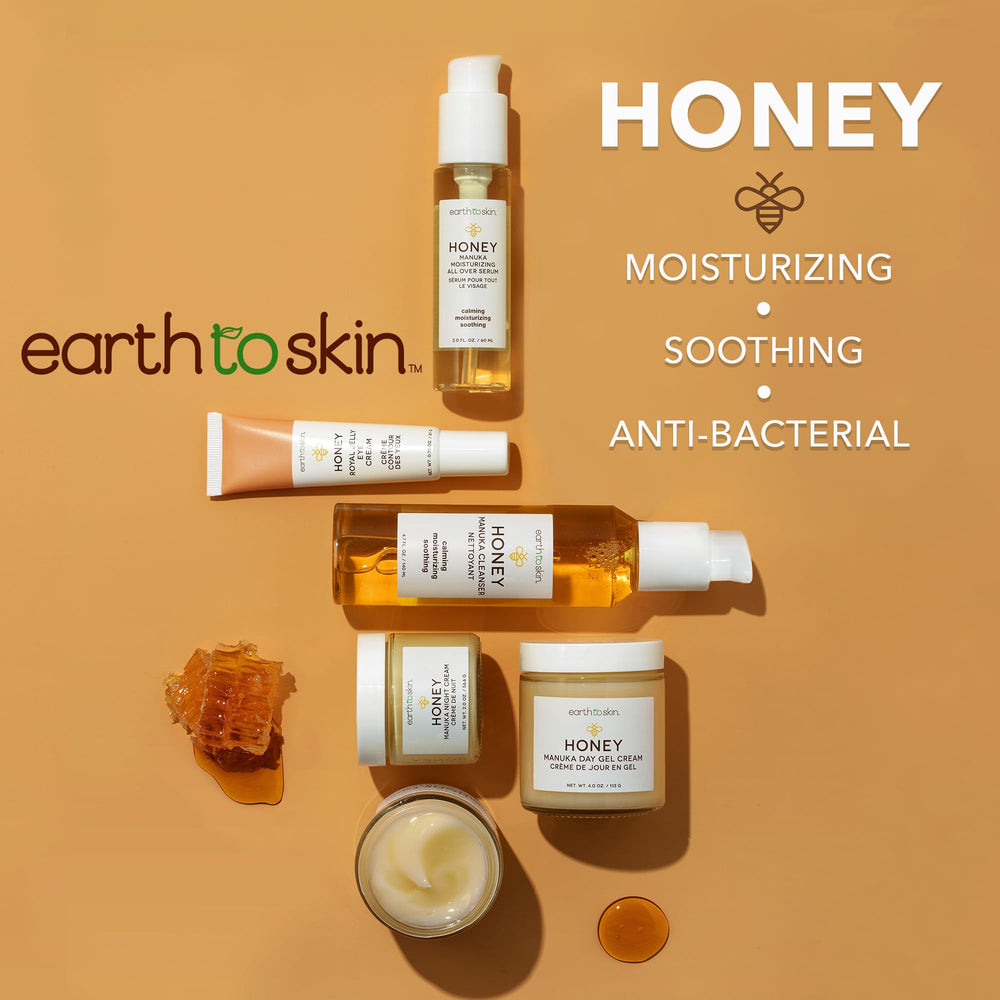 Sérum Earth To Skin Honey Manuka, cuello y contorno de ojos hidratados para sensación suave