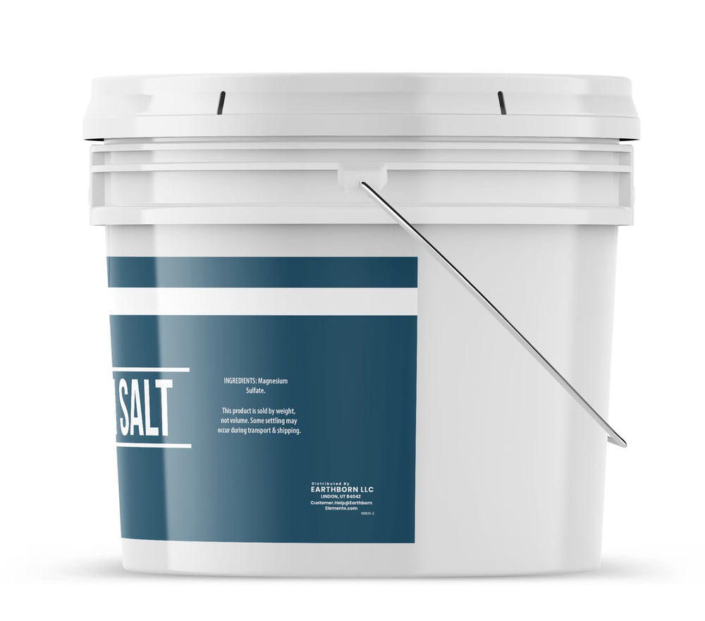 Earthborn Elements Epsom Salt is food grade and vegan for pure, all-natural use.