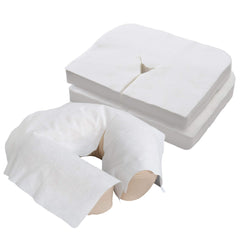 EarthLite disposable headrest covers pack in resealable box for clean sessions
