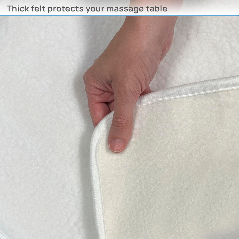 EarthLite fleece pad soft cover delivers plush comfort on the table