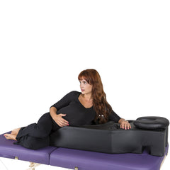 EarthLite pregnancy cushion breast recess detail for comfortable positioning