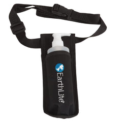 EarthLite refillable pump bottle demonstrating spill-reducing design.